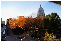 Wisconsin Capitol Building in the fall - photo by Tom Fonfara